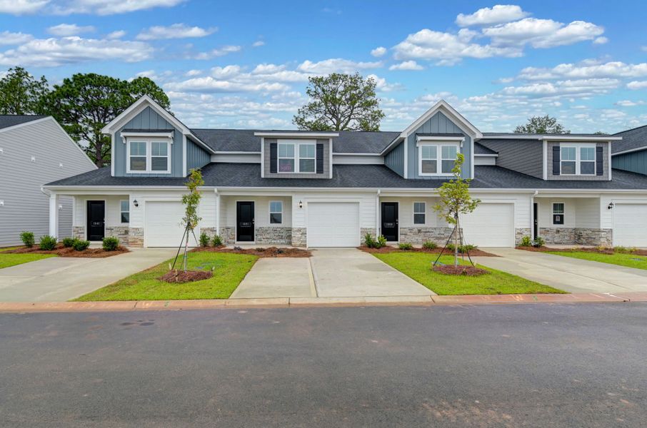 Front exterior of a home in the The Abbey at Trolley Run Station community, located in Aiken, SC (Image 8).