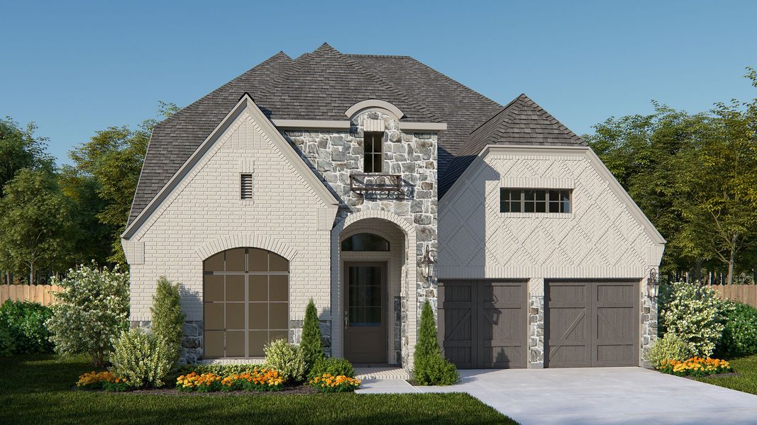 Front exterior of a home in the The Tribute community, located in The Colony, TX (Image 3).