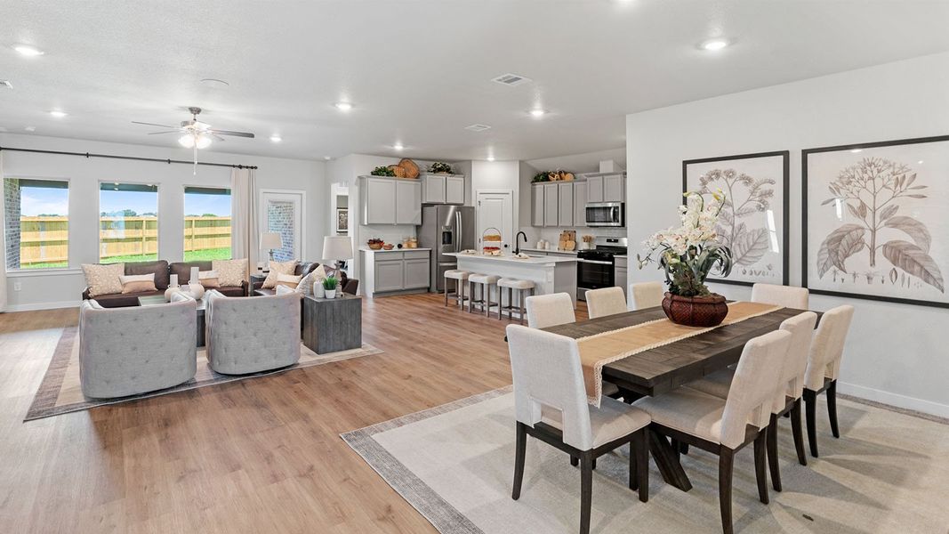 Furnished interior in a model home at The Lakes Northwest in Robstown (Image 6). Furnished interior in a model home at The Lakes Northwest in Robstown (Image 6).