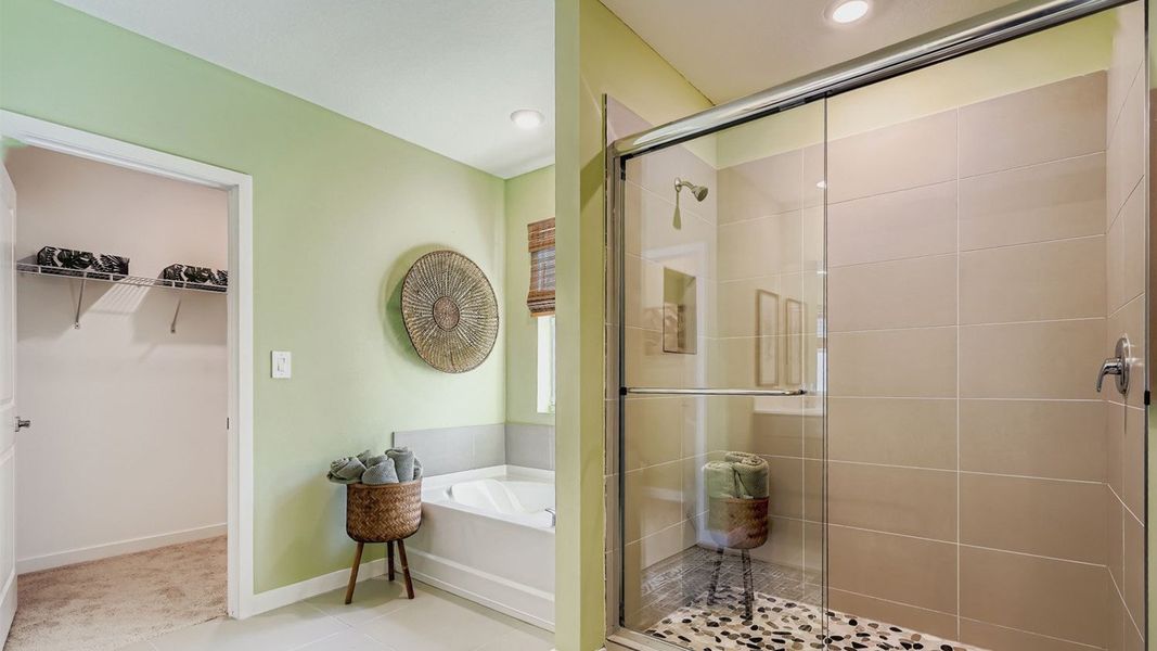 Furnished interior in a model home at Baywood II in Florida City (Image 7).