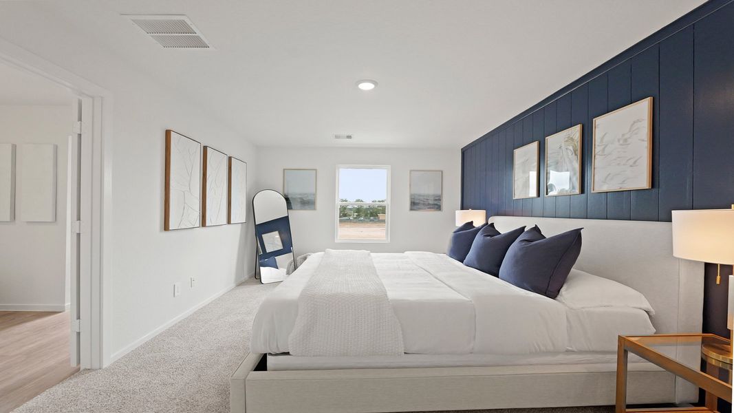 Furnished interior in a model home at Sunset Valley in Hockley (Image 17).