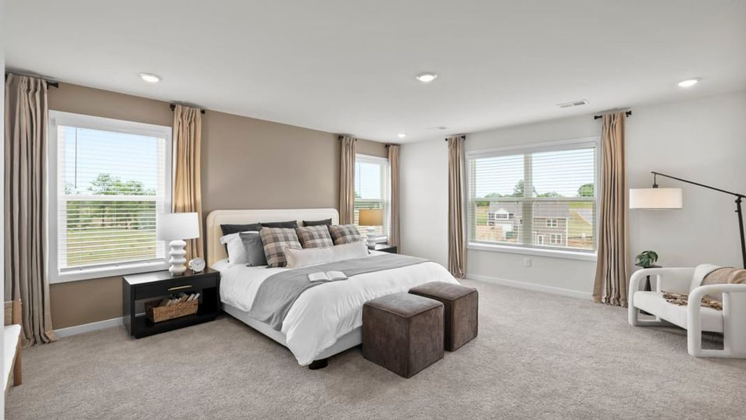 Furnished interior in a model home at Sycamore Cove in Woodruff (Image 69).