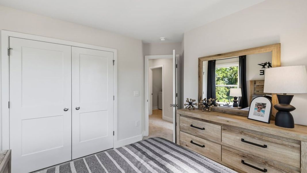 Furnished interior in a model home at Ken's Crossing in Moore (Image 27).