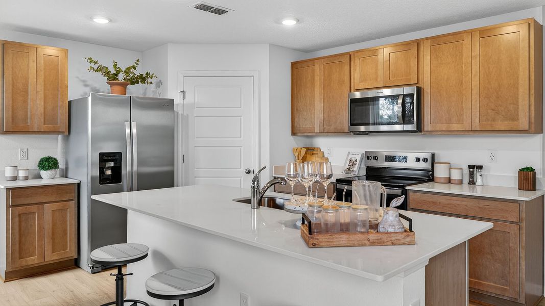 Furnished interior in a model home at Bridle Creek Express in Jacksonville (Image 3). Furnished interior in a model home at Bridle Creek Express in Jacksonville (Image 3).