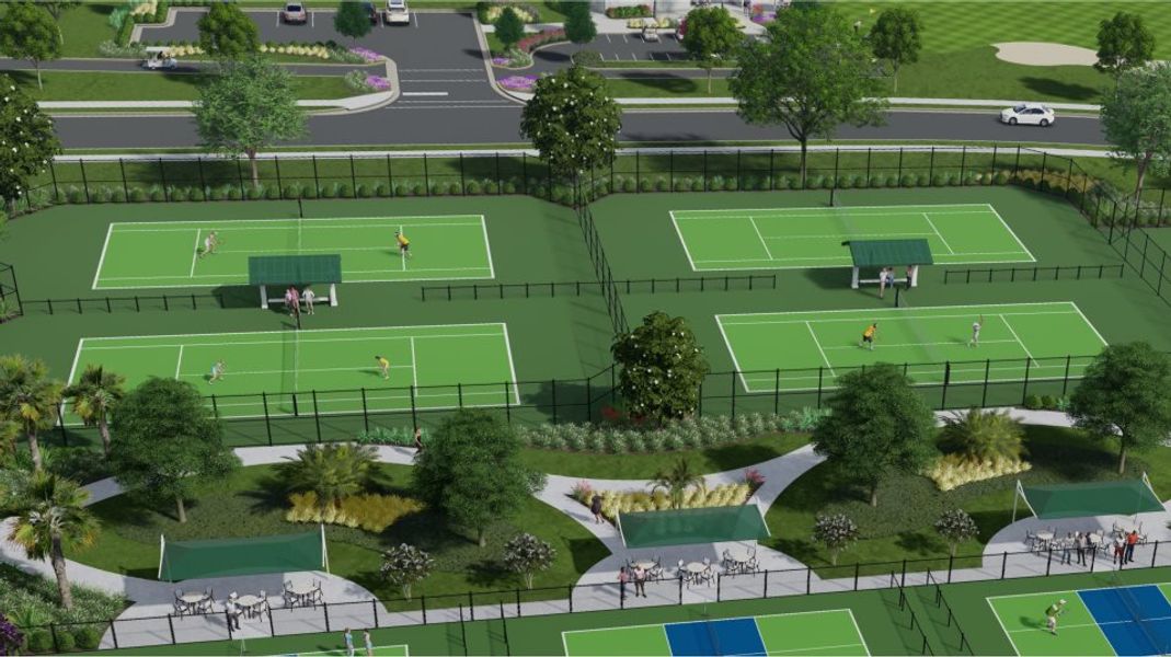 Calusa Country Club tennis courts