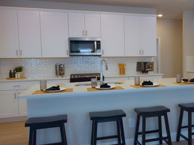 The Bexar kitchen at featured at Anna Ranch.