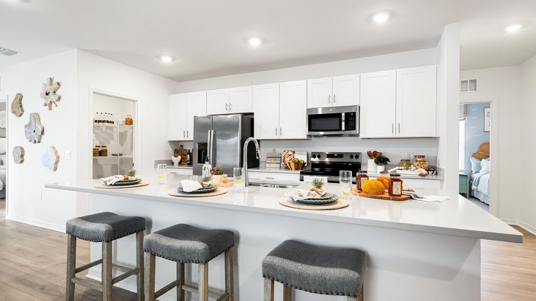 Furnished interior in a model home at Solena in North Fort Myers (Image 26).