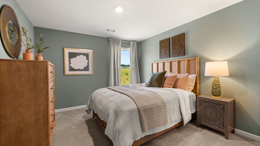 Furnished interior in a model home at Hamptons at Riverwood East in Dallas (Image 32).