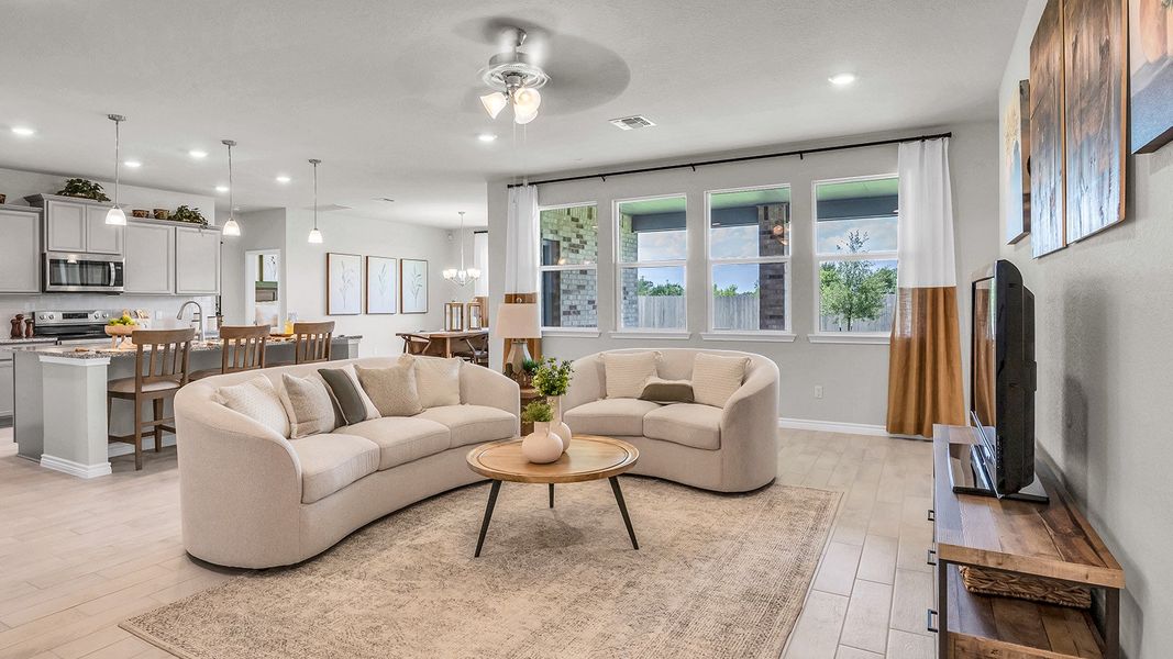 Furnished interior in a model home at Country Meadows in Thorndale (Image 7).