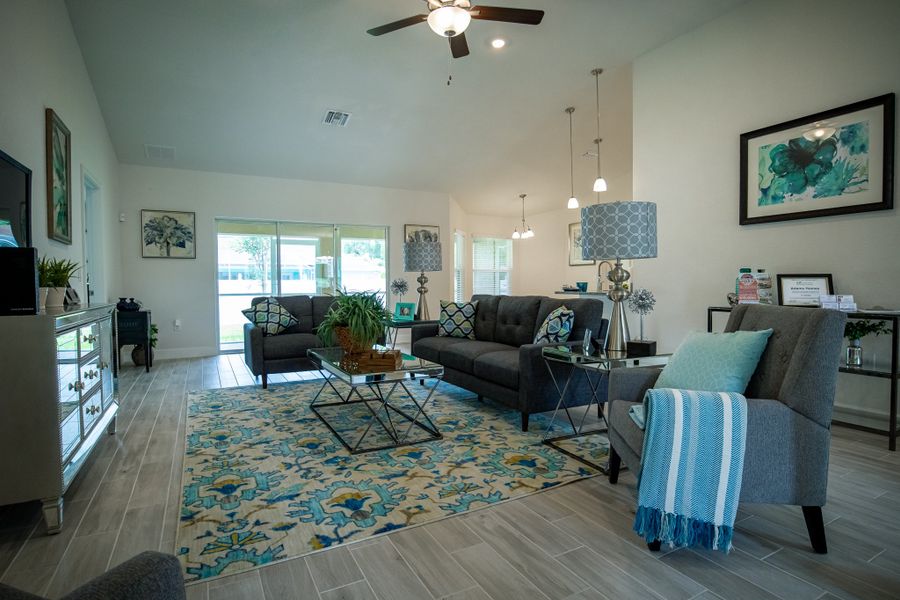 Furnished interior in a model home at North Port in North Port (Image 4).