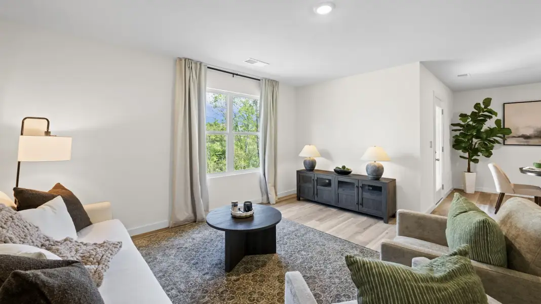 Furnished interior in a model home at Morgan Farms in Ooltewah (Image 23).