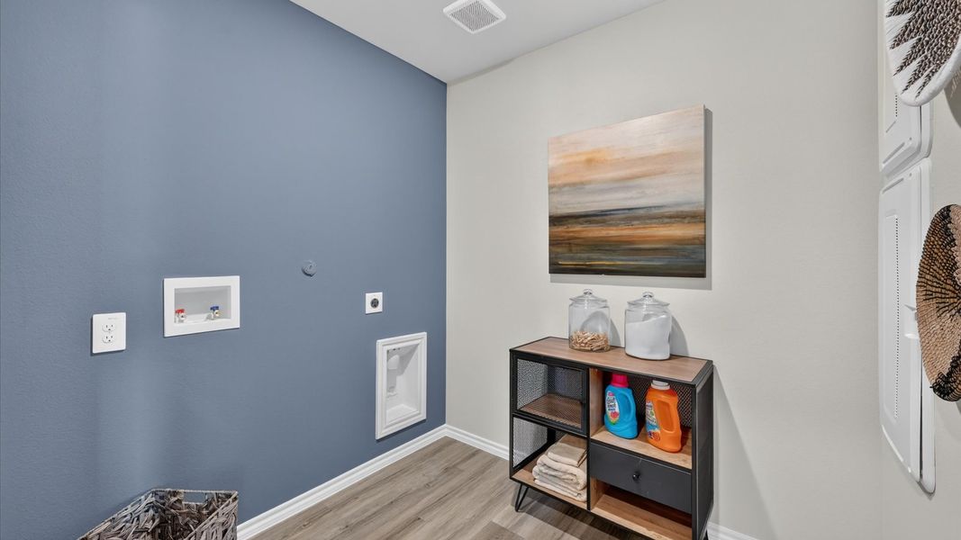 Furnished interior in a model home at The Hills at Reunion in Newark (Image 35).