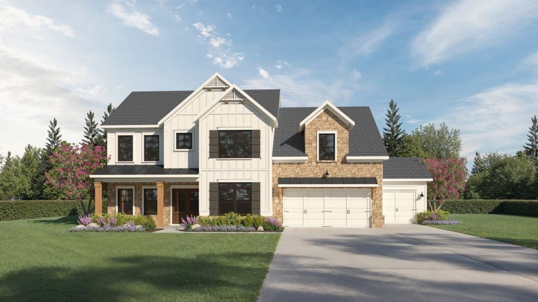 Front exterior of a home in the Walters Creek community, located in Douglasville, GA (Image 9). Front exterior of a home in the Walters Creek community, located in Douglasville, GA (Image 9).