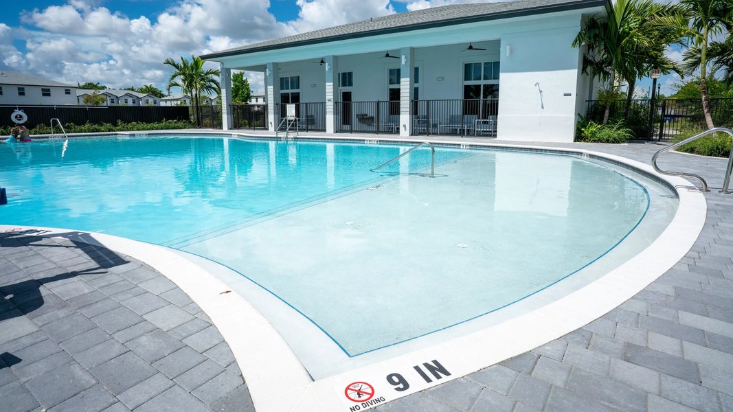 9-feet end of pool