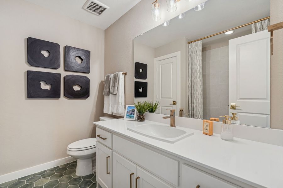 Furnished interior in a model home at Lakewood Village in Lakewood Village (Image 37).