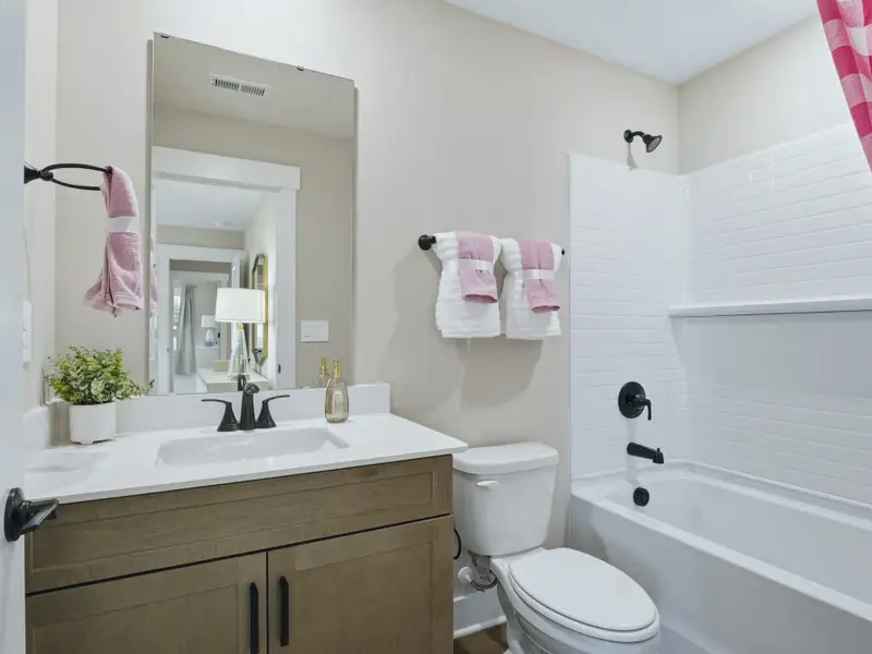 Furnished interior in a model home at Barrow Meadows in Zebulon (Image 20).