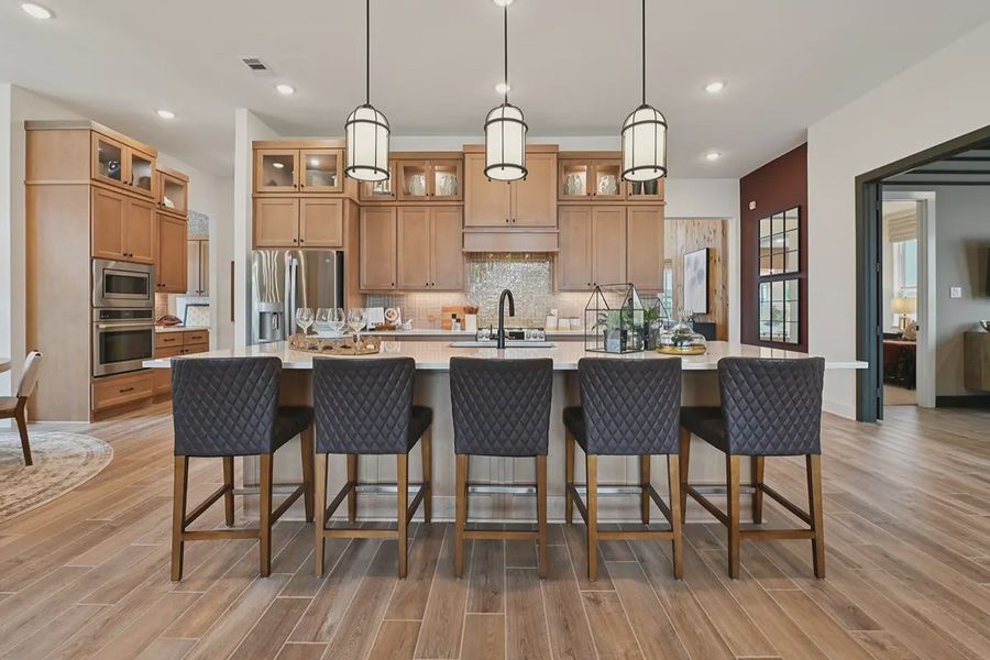 Furnished interior in a model home at Westland Ranch in League City (Image 3). Furnished interior in a model home at Westland Ranch in League City (Image 3).