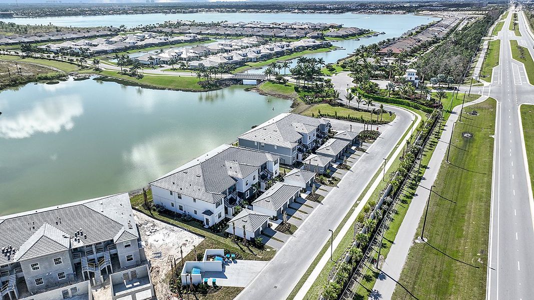 Image 2 of the Esplanade Lake Club Condos community in Fort Myers, FL.