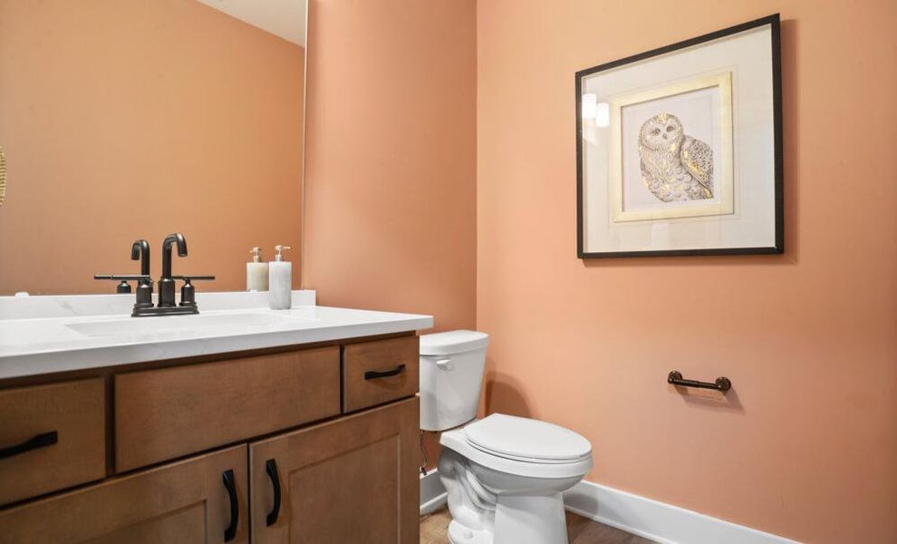 Furnished interior in a model home at Carraway in Greensboro (Image 14).