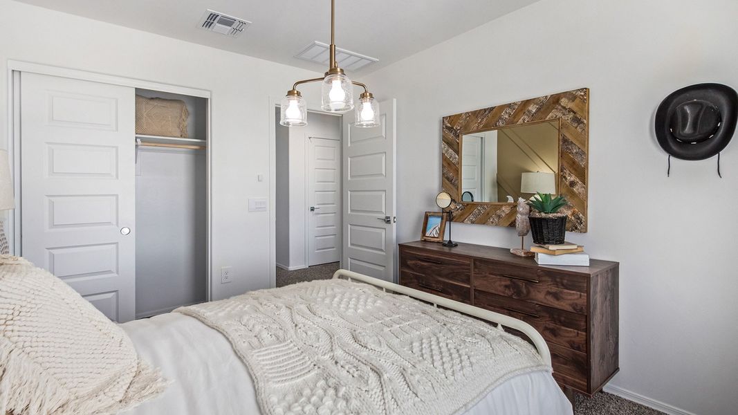 Furnished interior in a model home at Hanson Ridge in Vail (Image 38).