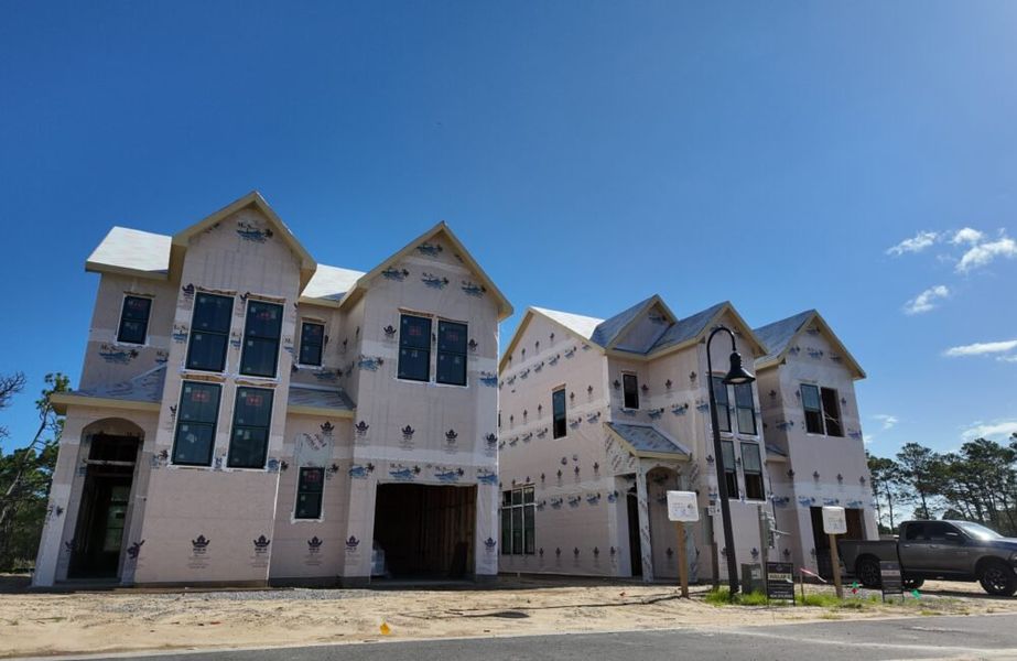 Homes under construction in the Pearl Place community in Santa Rosa Beach, FL (Image 3).