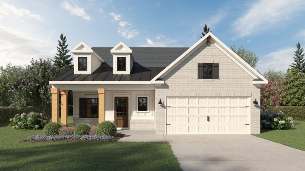 Front exterior of a home in the Pevensie Manor community, located in Powder Springs, GA (Image 6).