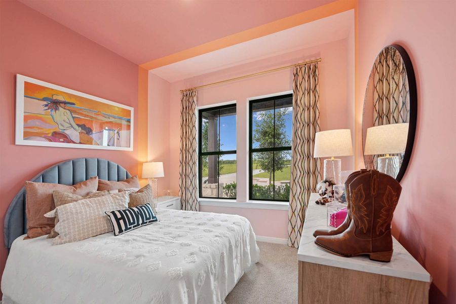 Furnished interior in a model home at Austin Point in Richmond (Image 14).