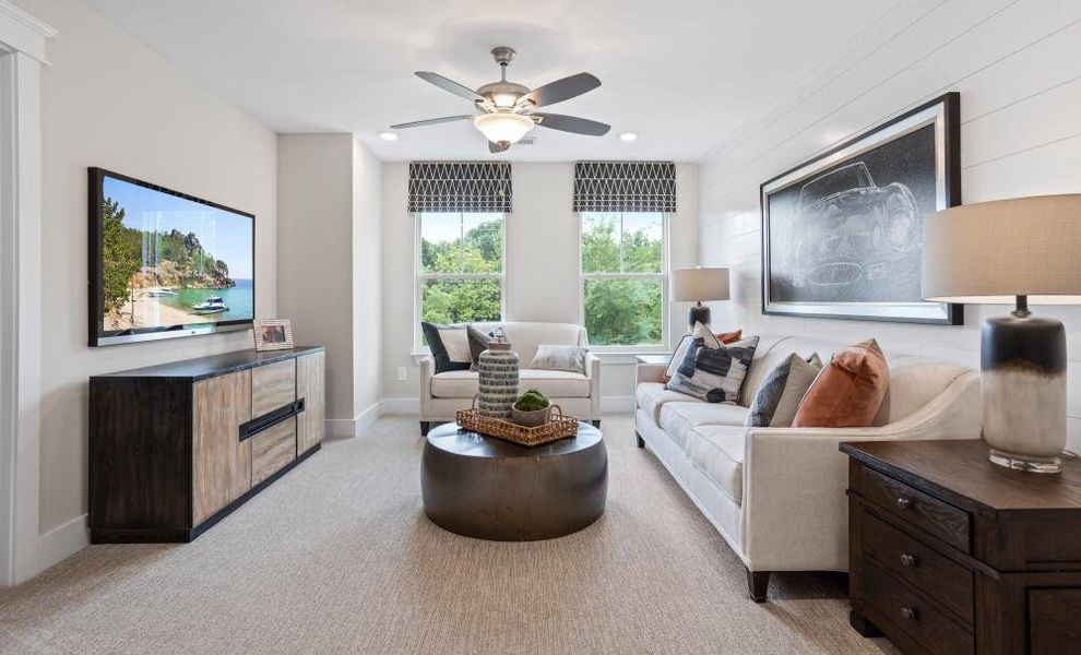 Furnished interior in a model home at Villas at Dawsonville in Dawsonville (Image 12).