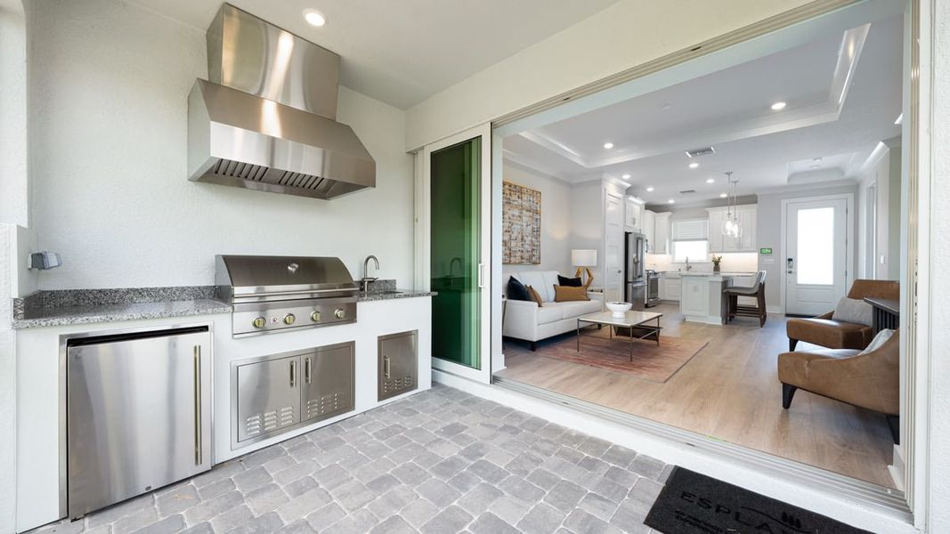 Furnished interior in a model home at Esplanade at Azario Lakewood Ranch in Lakewood Ranch (Image 108).