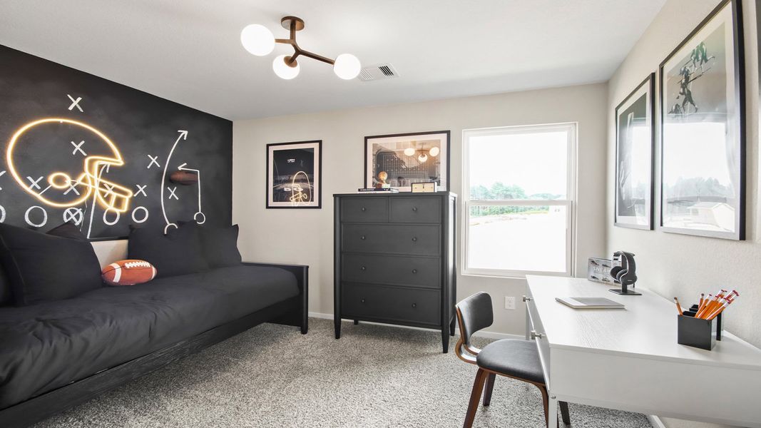 Furnished interior in a model home at Lake Conroe Cove in Willis (Image 15). Furnished interior in a model home at Lake Conroe Cove in Willis (Image 15).