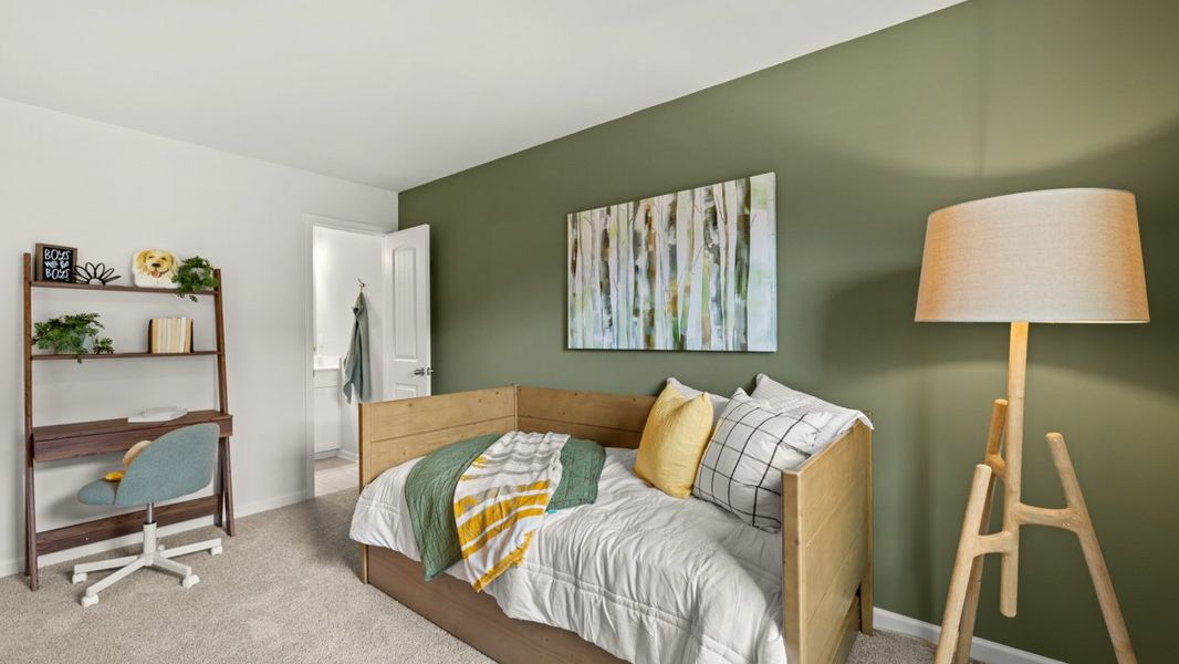 Furnished interior in a model home at Haven Abbey in Cumming (Image 66).