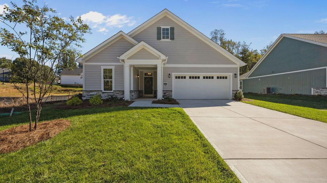 Front exterior of a home in the Salem Brooke community, located in Clemmons, NC (Image 9). Front exterior of a home in the Salem Brooke community, located in Clemmons, NC (Image 9).