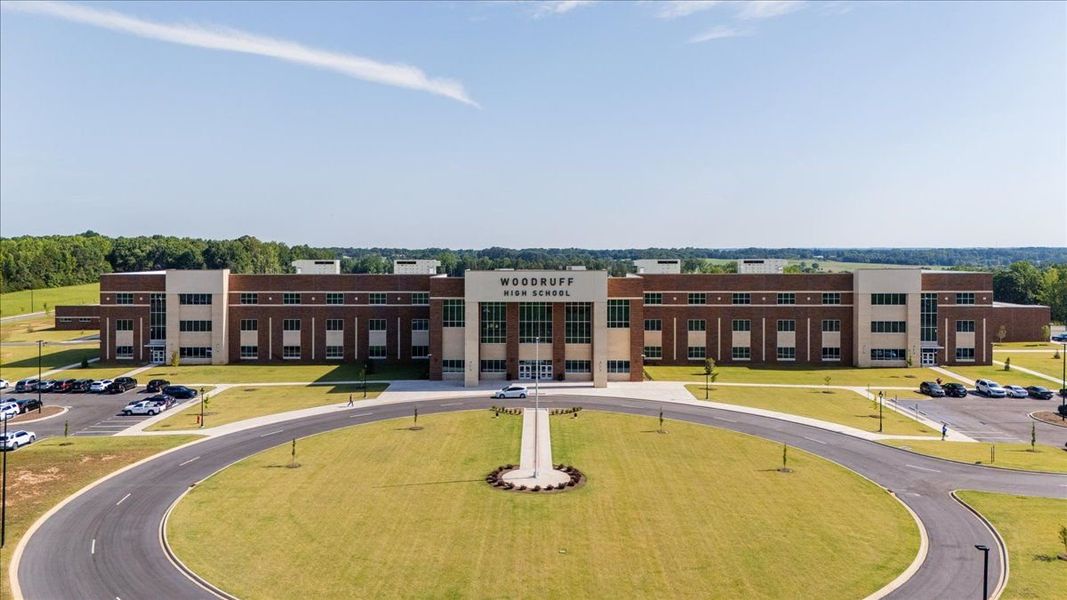 Less than one mile from Woodruff High School Less than one mile from Woodruff High School