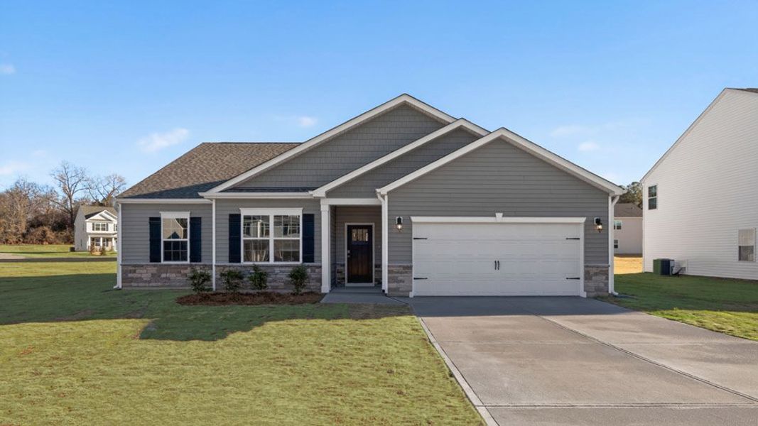 Front exterior of a home in the North Gate community, located in Vass, NC (Image 2).