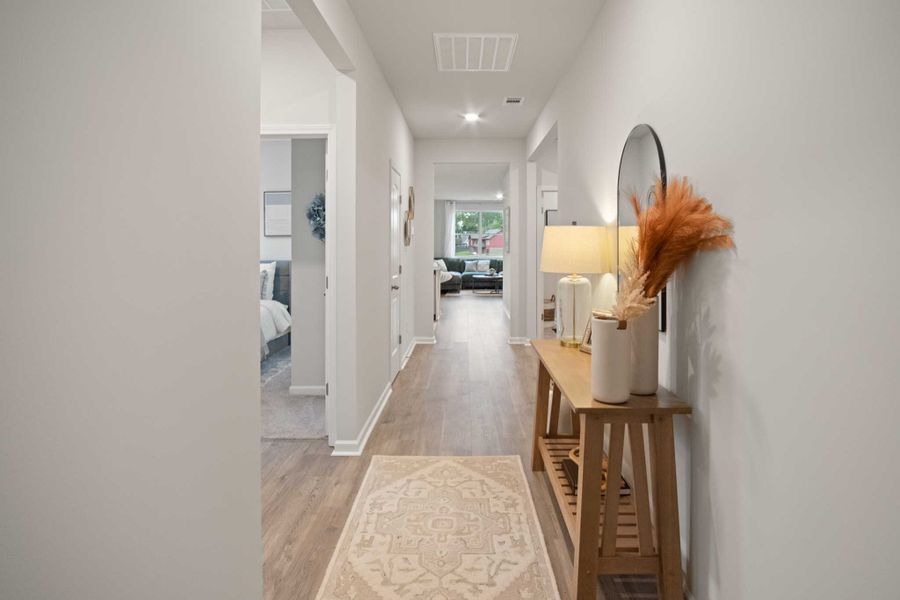 Furnished interior in a model home at Timberwalk in Cookeville (Image 17). Furnished interior in a model home at Timberwalk in Cookeville (Image 17).