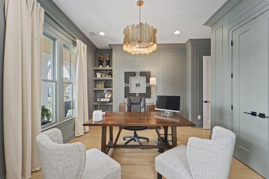Furnished interior in a model home at Stephens Valley in Nashville (Image 16).