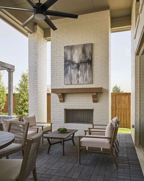 Exterior details of a home in Park Place - 80' Lots, Prosper (Image 6).