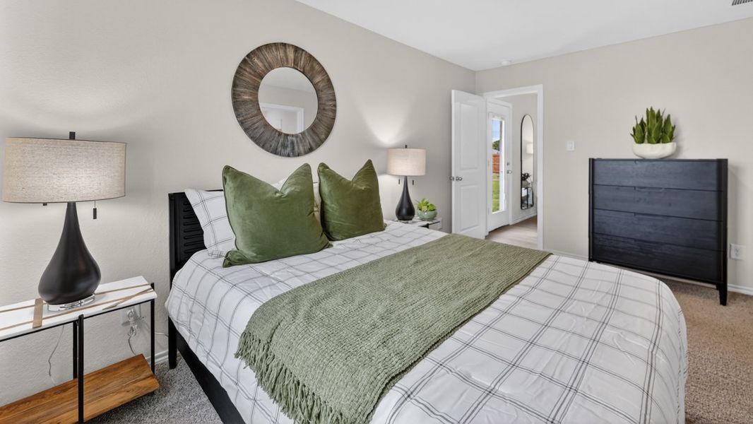 Furnished interior in a model home at The Hills of Sherman in Sherman (Image 49).