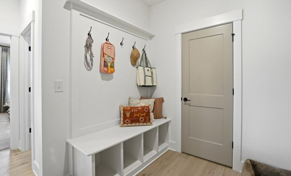 Furnished interior in a model home at Enclave at Riverdale in Huntersville (Image 17). Furnished interior in a model home at Enclave at Riverdale in Huntersville (Image 17).