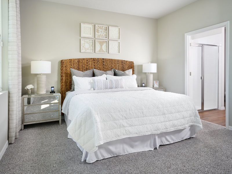 Furnished interior in a model home at Villages at Minneola Hills - Classic Series in Minneola (Image 8).