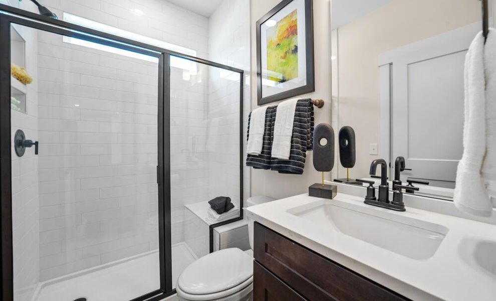 Furnished interior in a model home at Monterra in Kernersville (Image 15).