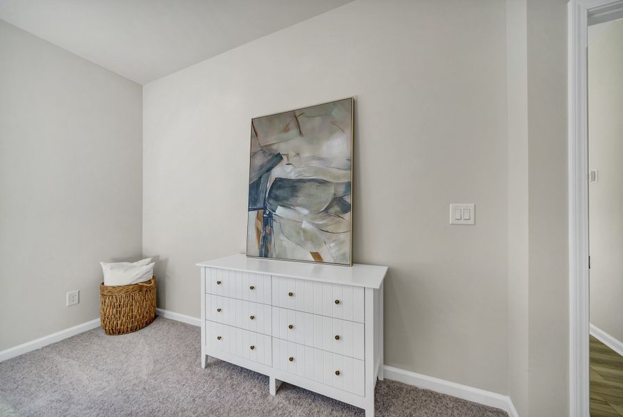 Furnished interior in a model home at Portrait Hills in Aiken (Image 46).