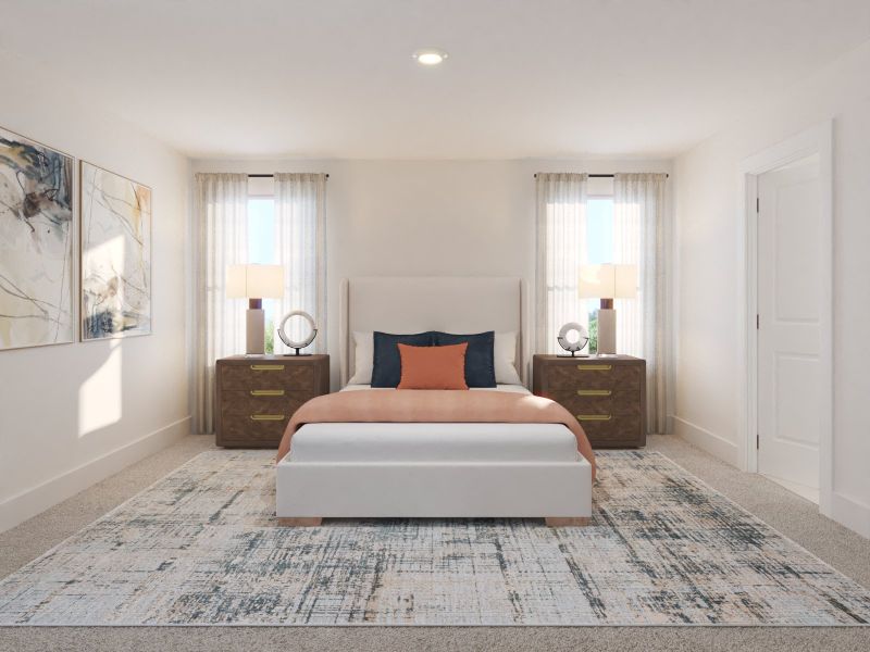 Furnished interior in a model home at Avery Farms - Ridge Series in Murfreesboro (Image 7).