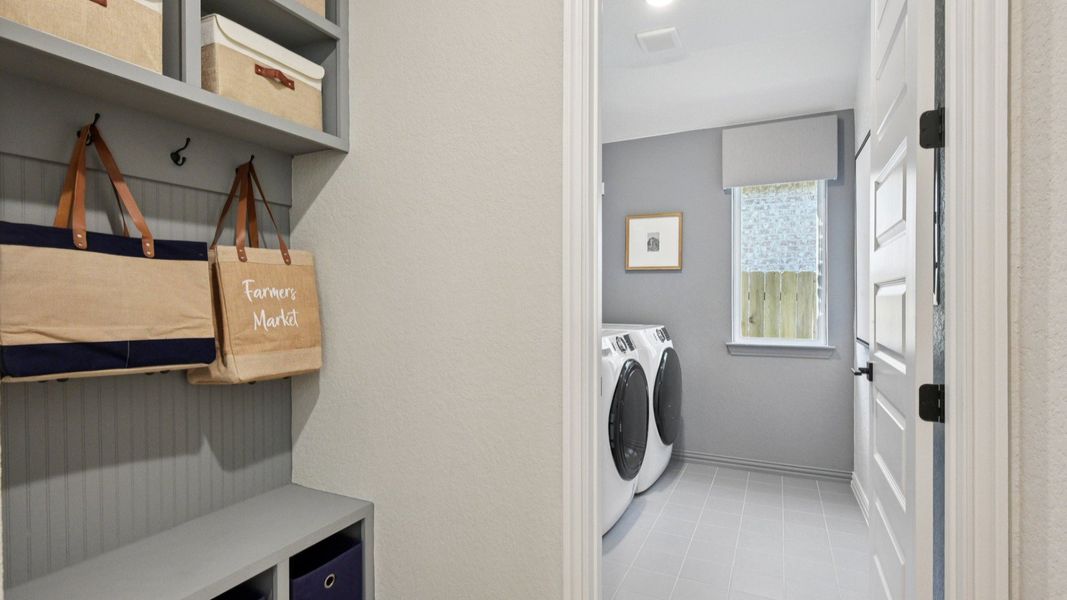 Furnished interior in a model home at Sunflower Ridge in New Braunfels (Image 37).