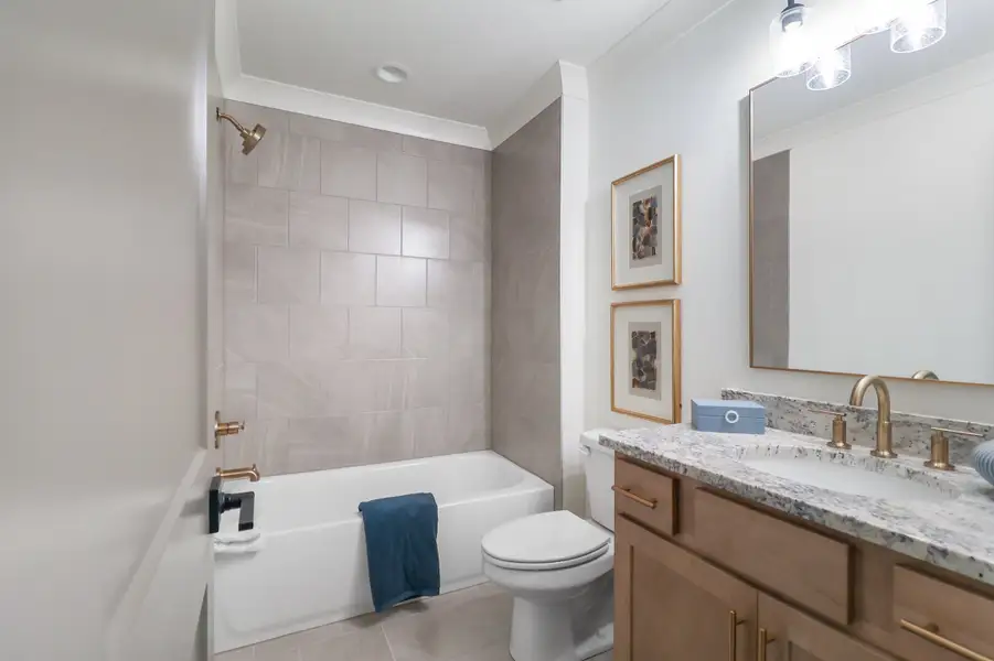 Furnished interior in a model home at St. Regis in Oxford (Image 27).