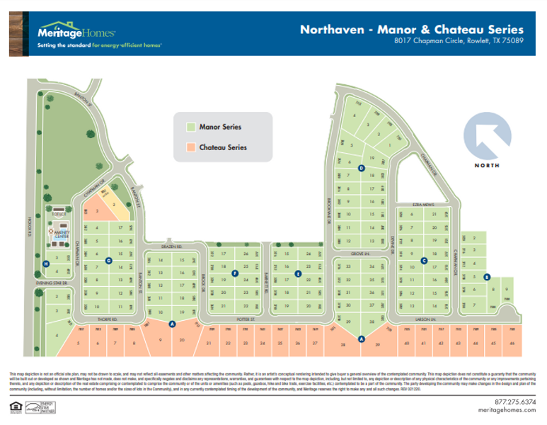 Image 9 of the Northaven - Chateau Series community in Rowlett, TX.