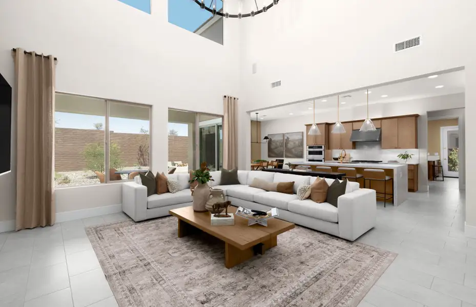 Furnished interior in a model home at Upper Canyon in Phoenix (Image 7).