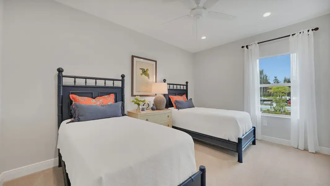Furnished interior in a model home at Tide Marsh in Fort Myers (Image 11). Furnished interior in a model home at Tide Marsh in Fort Myers (Image 11).