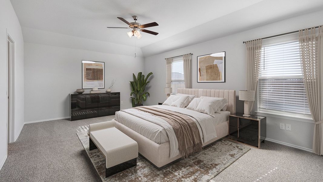 Furnished interior in a model home at Creekside Hills in Copperas Cove (Image 8).