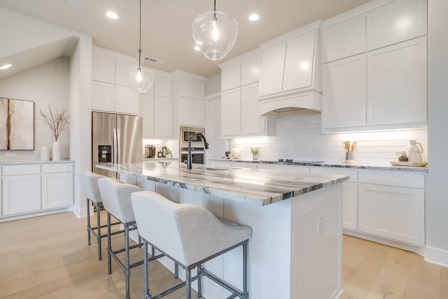 Furnished interior in a model home at Ridgepoint in Midlothian (Image 7).